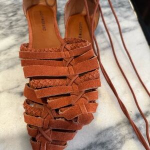 Lucky Brand Women's leather pointed toe flats